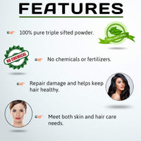 INDUS VALLEY Bio Organic Multani Mitti Powder for Face and Hair - (Jumbo Pack 1Kg)