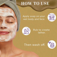 Khadi Natural Herbal Chandan Haldi Soap, 125 g (Pack of 7)