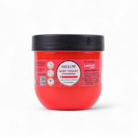 Meglow Strawberry Body Yogurt | Body Moisturizer for Dry Skin | Oil Free | Fragrant Body Yogurt for Skin Radiance | Yogurt for Long Lasting Skin Hydration 200ml