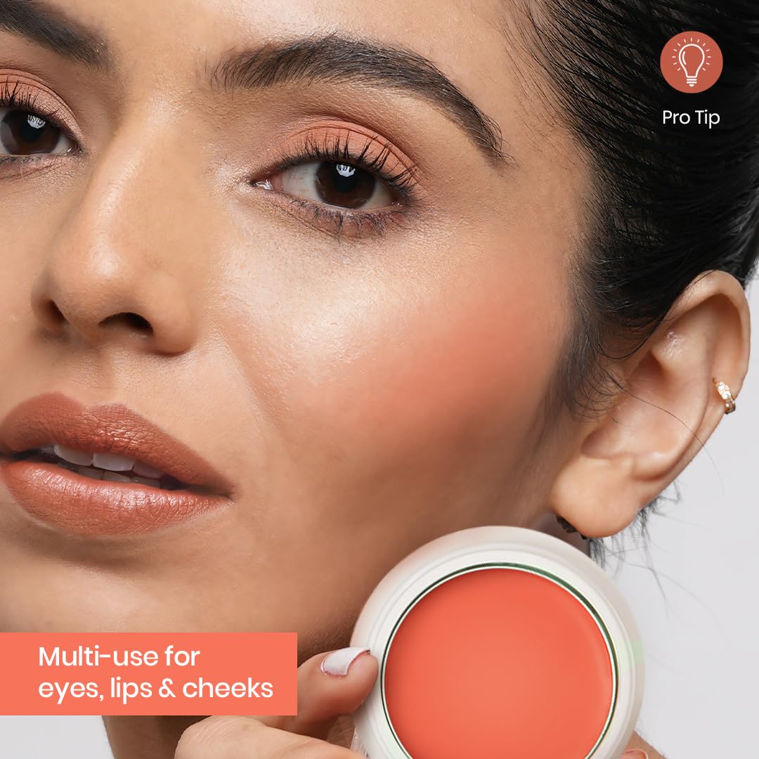 Insight Cosmetics Insight Non Transfer Lip Color Matte Texture12Hrs WaterproofTrue ColorSmudge Proof Paraben Free 100% Veg, 4ml(LG40-01) Crème Blusher, Face Makeup, Soft Salmon, 3.5 gm(B-02=01)
