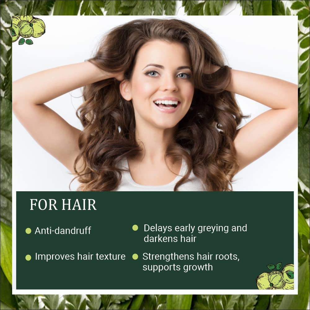 INDUS VALLEY Combo Of Organic Amla Powder | Indian Gooseberry, Bhringraj Powder | Eclipta alba & Brahmi Powder | Bacopa monnieri (100g *3=300)