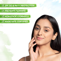 Mamaearth Skin Illuminate Sunscreen With Spf 50 Gel With Vitamin C & Turmeric For Uva & B Protection, Pa+++ - 50 G, All