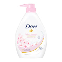 Dove Refreshing Sakura Blossom Body Wash with Himalaya Pink Salt for Replenished Skin, 1L