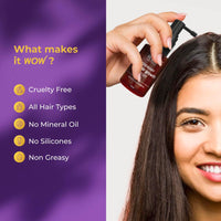 WOW Skin Science Rosemary Pro Hair Growth Serum| Stimulates Hair Growth| Strengthens Roots | Adds Volume | Gives Fuller Looking Scalp| Powered By Rosemary, Redensyl, Anagain, Biotin & Baicapil | 30ml