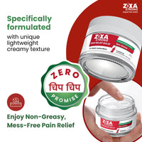 ZIXA Strong Pain Relief Balm - Non-Greasy Cream, 7-in-1 Multi-Action Formula with Aromatherapy | Fast-Absorbing | Natural with Micelle Technology for Headache, Joint, Muscle, and Back Pain | 30ml (Pack of 1)