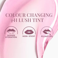 mCaffeine Shades pH Lush Lip & Cheek Color Changing Tint |Hydrates, Plumps, Non-sticky | Infused with Squalane & Rich Oil Blend | Juicy, Glazed Lips with Unique Pink Tint | Lipstick for Women | 5 ml - Tint Shift (pH Tint Shift)