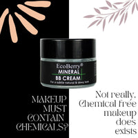 EcoBerry Mineral BB Cream For All Skin Tones, Acne Prone Skin, Subtle Natural Look, Light Weight, Non-Greasy, Organic, Natural, Alcohol Free, Sulphate Free, 15g