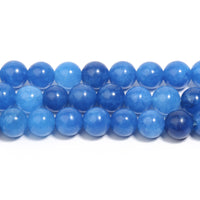 45pcs 8mm Natural Stone Beads Kyanite Beads Energy Crystal Healing Power Gemstone for Jewelry Making, DIY Bracelet Necklace