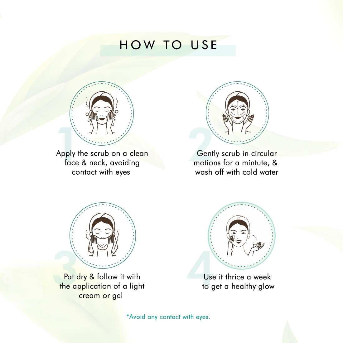 mCaffeine Green Tea Face Scrub with Vitamin C & Walnut for Women & Men | Removes Dirt, Blackheads & Gently Exfoliates Skin | For Oily, Normal, Dry, Combination & Sensitive Skin (100gm)