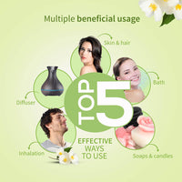 Jasmine essential oil | For Healthy Skin & Hair | Pure & Natural Aromatherapy oil