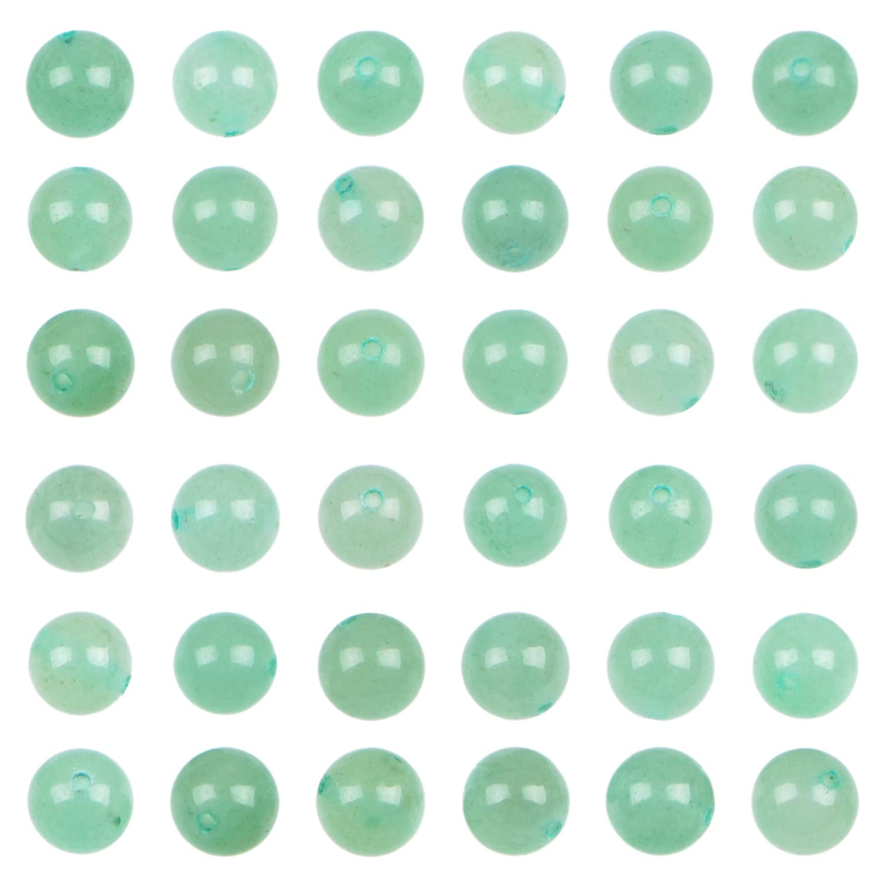 Bymitel 210pcs Natural Crystal Beads Stone Gemstone Round Energy Healing Loose Beads with Stretch Cord for Jewelry Making Bracelets Anklets (Green Aventurine, 4mm 210pcs) Green Aventurine