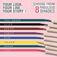 Glamveda Super Matte Liquid Eyeliner – Pink, Smudge-Proof, Waterproof, Quick Drying | 24-Hour Long Stay | Smooth Application | Bold, Clean, Smudge-Free Look