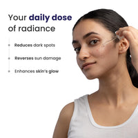 RE' EQUIL Daily Brightening Serum | 10% Vitamin C Serum | Reduces Dark Spots | Reverses Sun Damage | Enhances Skin's  Glow | For All Skin Types | 25 Ml