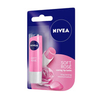 NIVEA Men Lip Care, Active Care Lip Balm, SPF 15, 4.8g And NIVEA Lip Balm, Soft Rose, 4.8g