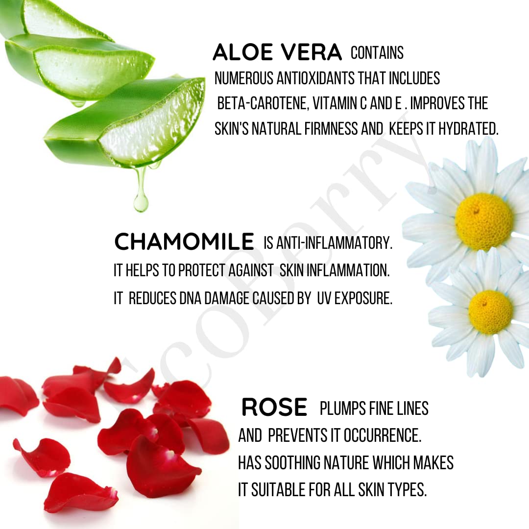 EcoBerry Red Wine Anti-Ageing Gel Moisturizer | Organic Certified, Vegan & Chemical-Free | Fights Acne, Boosts Elasticity, Soothes Skin | 100% Pure, Natural & Handmade | 50ml