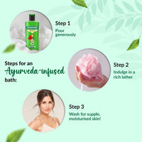 Medimix Ayurvedic Bodywash 18 Herbs & Natural Oils For Healthy & Refreshed Skin | Shower Gel For soft, nourished & glowing skin | Herbal | Paraben-free & Sulphate-free 250ml+50ml Extra
