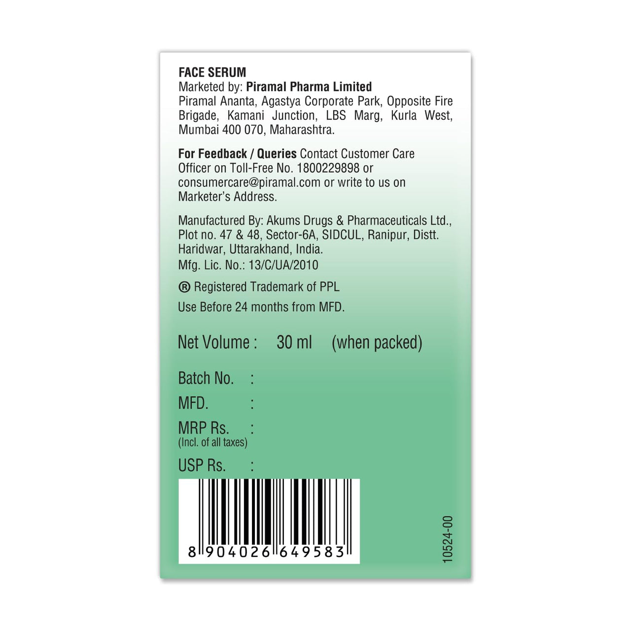 Lacto Calamine 2% Salicylic Acid Serum | 30ml | Face Serum For Acne, Blackheads, Oil control & Open Pores | Serum For Clear Skin | Face Serum for Women & Men | Dermatologically Tested & Fragrance Free