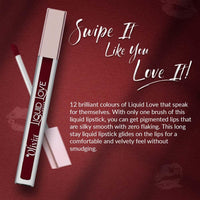Oliva Liquid Lipstick, 12HR Long-lasting Matte Lipstick, Non Transfer, High Coverage, Water & Smudge Proof, Light Weight & Cruelty-Free - 2ml (Mul-Mul Berry 4)