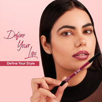 RENEE Define Matte Lip Liner, Long Lasting & Smudge Proof, Full Coverage, Intensely Pigmented, Easy Glide Formula, Vitamin E & Castor Oil Infused, Set of 12