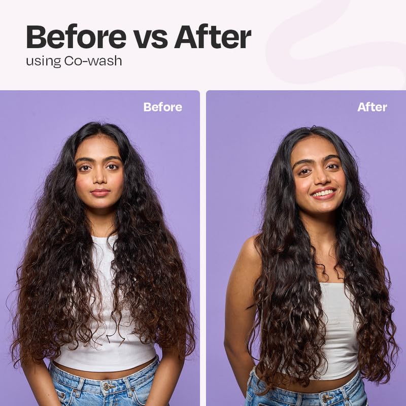 Manetain Co-Wash for Curly Hair - 200ml | 2 in 1 Shampoo & Conditioner | Non-foaming | Sulphate and Paraben Free | CG Friendly | Suitable for Dry and Frizzy Hair