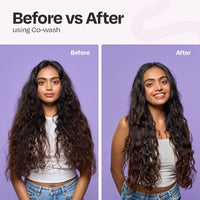 Manetain Co-Wash for Curly Hair - 200ml | 2 in 1 Shampoo & Conditioner | Non-foaming | Sulphate and Paraben Free | CG Friendly | Suitable for Dry and Frizzy Hair