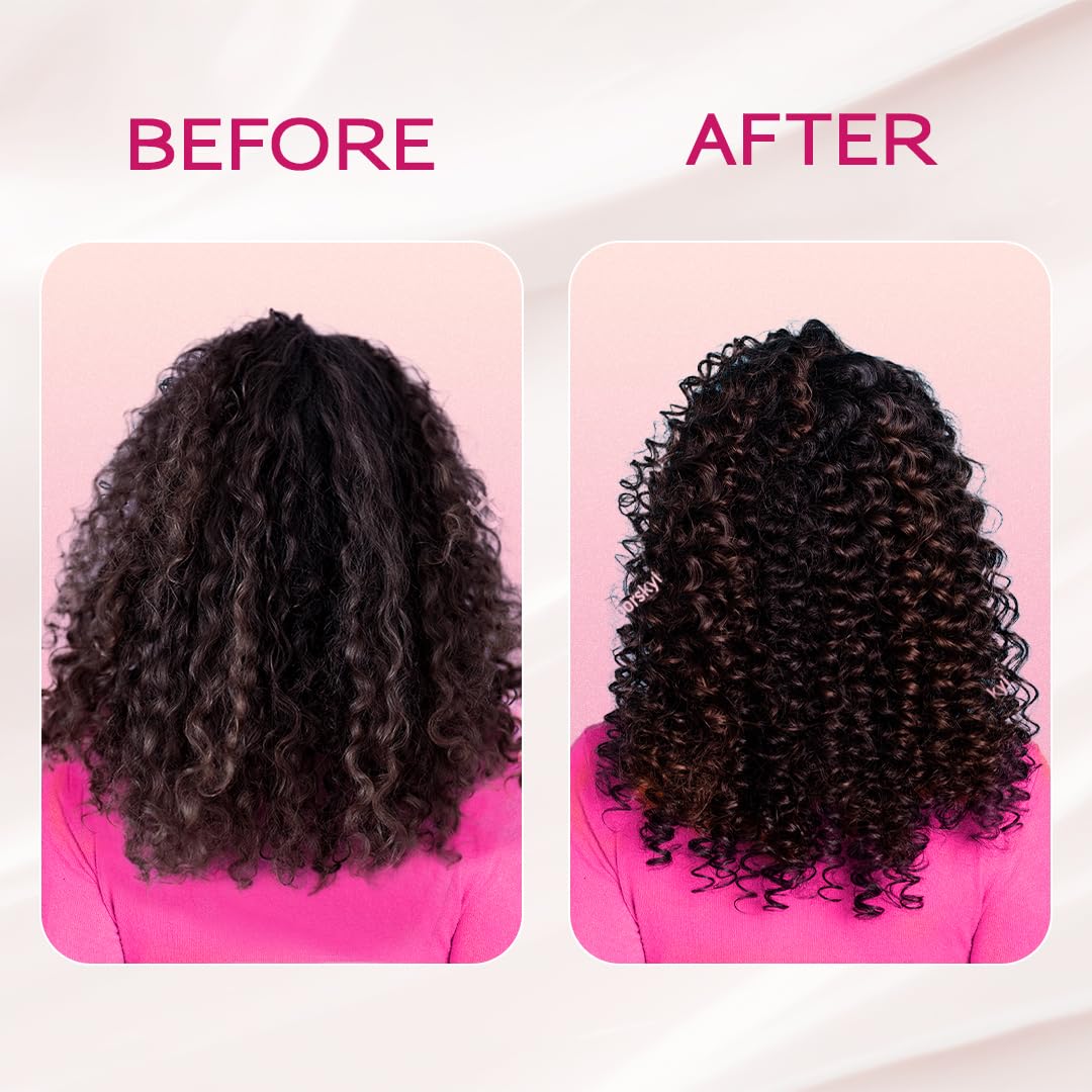 Livon Style Pro Curl Cream for curly, coily & wavy hair | | Curl defining cream for Intense Hydration & Nourishment | Leave in cream with Shea Butter & Avocado | 100ml