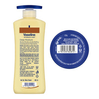 Vaseline Lip Tin 17g & Intensive Care Deep Moisture Body Lotion 400 ml