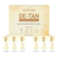 Kozicare Kojic Acid Cream | Tan Removal Cream | Whitening Cream | Detan Cream | Face Cream for Women & Men | Glutathione Cream | Day Cream for Women Daily Use - 6 Tube Pack (7 Gm Each)
