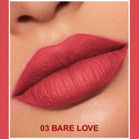 FLiCKA R U Ready Matte Finish liquid Lipstick For Women| Transfer Proof, Smudge Proof, Non-Sticky, Creamy Lightweight Lipstick For Women, 03 Bare Love 5ml