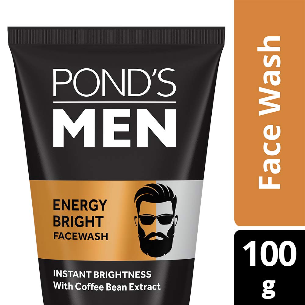 POND's Men Daily Defence SPF 30 Face Creme Sunscreen Non-Greasy, 55 g & POND's Men's  Energy Bright Face Wash Coffee Beans Bright Skin, 100g