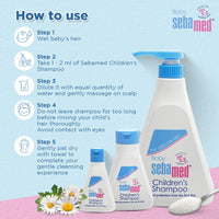 Sebamed Children’s Shampoo (50ml) & Seba med gentle baby wash ( 50ml)