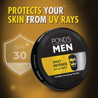 POND's  Men Daily Defence Spf 30 Face Crème For Normal Skin, 55 G, Pack Of 1