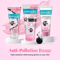 Everyuth Naturals Anti Pollution Pink Clay & Charcoal Face Wash 150g