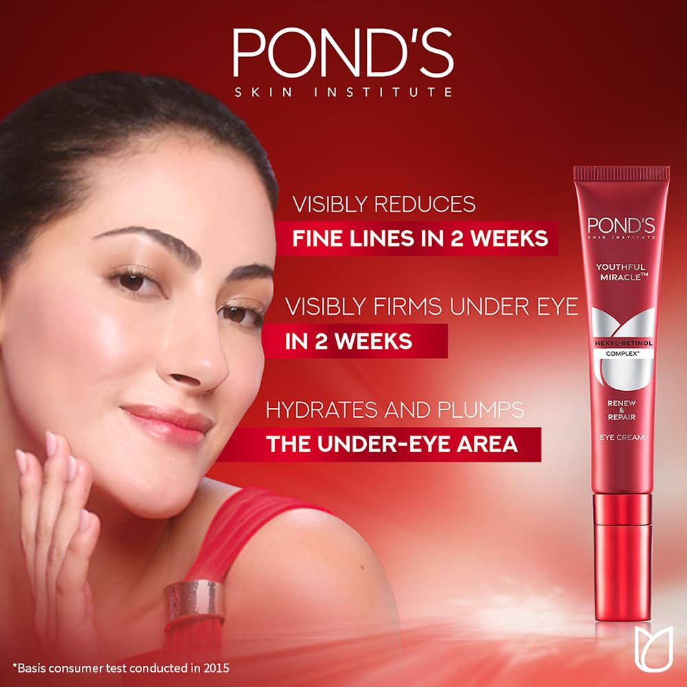POND's Youthful Miracle Hexyl Retinol Complex, Renew & Repair Eye Cream 15ml