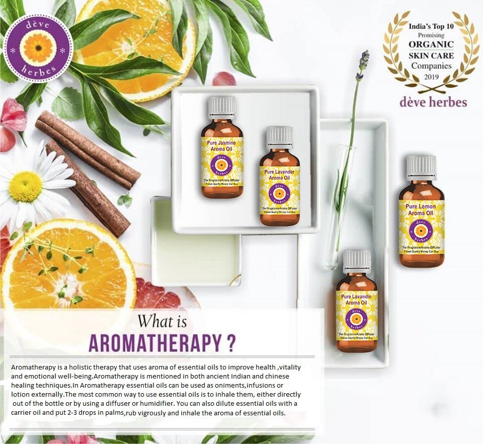 Deve Herbes Pure Spike Lavender Essential Oil (Lavandula latifolia) Steam Distilled 30ml
