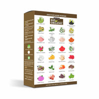 INDUS VALLEY Bio Organic Reetha Powder | Sapindus mukorossi | 100% Organic & Chemical Free Skin Cleanser (100g*2= 200g)