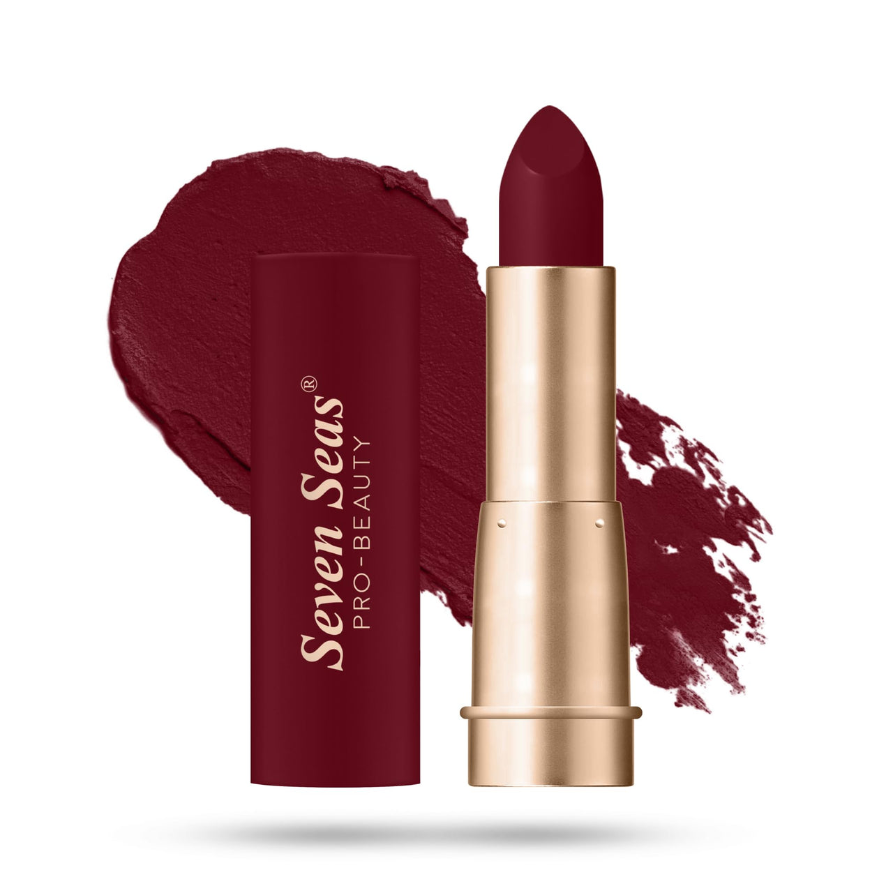 Seven Seas Stay Classy Matte Lipstick Full Coverage Long Lasting Lipstick | Smooth Application | Transferproof & Smudge Proof | Highly Pigemented Lipstick for Women (Crimson UA)