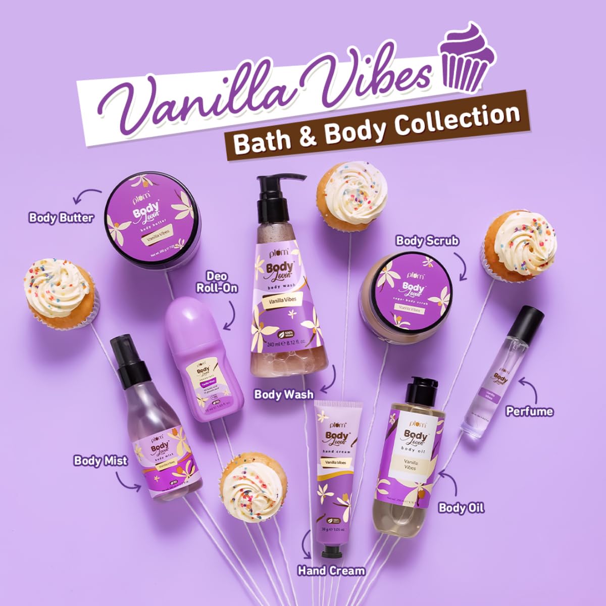 Plum BodyLovin' Vanilla Vibes Hand Cream | Ultra Moisturizing With Shea Butter | Non-Greasy & Lightweight | Irresistible Warm Vanilla Fragrance | Travel Friendly | 30g