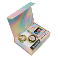 Tuco® Kids Organic Glam Makeup Box for Girls | Safe Makeup Kit | Birthday Gift for 4 5 6 7 8 9 10 11 12-16 Years Old | Non-Toxic Kids Lip balm, Kajal and Nail Paint