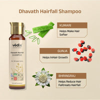 Vedix Ayurvedic Hair growth Kit | 5 product Kit | for Normal Hair, Dry Scalp, Wavy Hair | Vedix Hair Oil, Shampoo, Serum, Mask, Conditioner Set