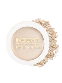 Insight Cosmetics Glitter Makeup Highlighter, 3.5 gm&INSIGHT Long Wear Color Rich Lip Gloss, Glossy Finish - LG41-01