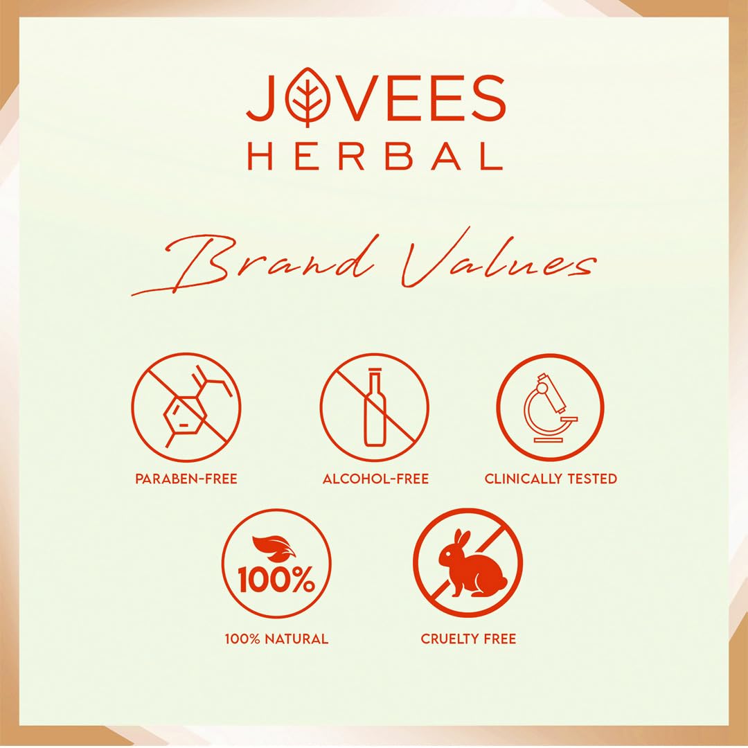 Jovees Herbal Bridal Combo (Bridal Face wash 120ml + Bridal Face Masque 100g + Bridal Creme 60g) For Natural Glow and Brightness (3 Items in the set)