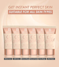 Lakyou Beauty CC Cream Instant Fair Look | Waterproof | Makeup Like Finish | Long Lasting | Shade-03(Natural Beige) | 120g | Pack Of 2