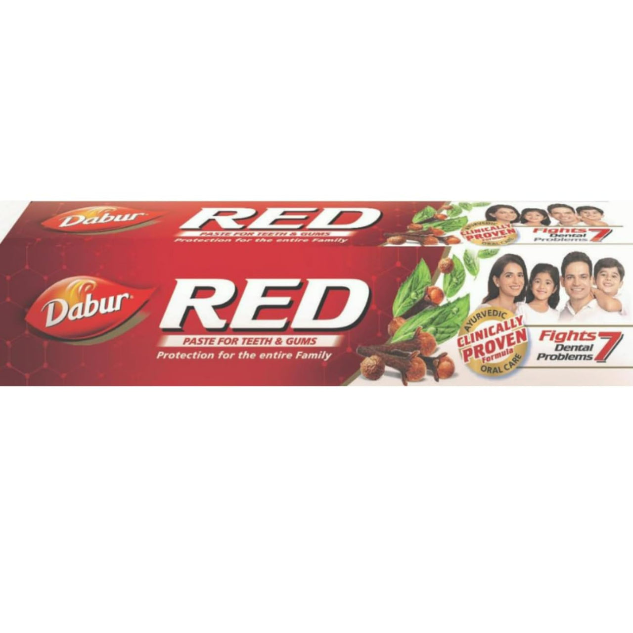 Dabur Red Toothpaste - 100g | World's No.1 Ayurvedic Paste | Provides Germ Protection, Cavity Protection, Plaque Removal | Prevents Gum Bleeding, Yellow Teeth, Toothache, Bad Breath