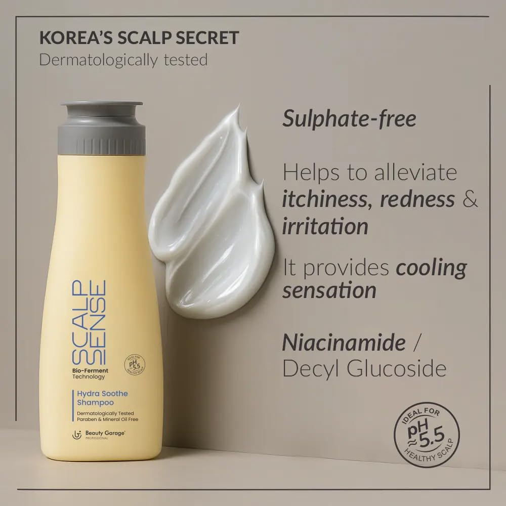Beauty Garage ScalpSense Hydra Soothe for Dry Scalp Shampoo 200ml