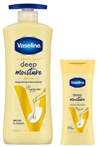 Vaseline Intensive Care Deep Moisture Body Lotion 200 ml & Vaseline Intensive Care Deep Moisture Nourishing Body Lotion 600 ml