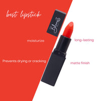 Bloom Beauty Bullet Lipstick Creamy Matte Finish Hydrating & Long-Lasting,Sunset Coral
