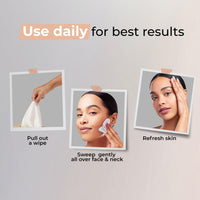 Kaya Clinic Everyday Cleansing Wipes | Cleansing | Intense Hydration Wipes | All Skin Types | 30 Wipes