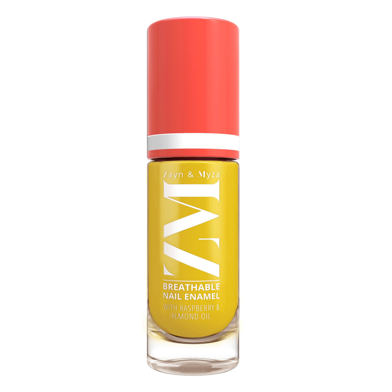 ZM Zayn & Myza Breathable Nail Enamel - Mango Cake | Smooth Application | Quick-Drying I Longlasting I Chip-Defiant I Water Permeable | Glossy Finish | 100% Vegan, 6 ml