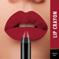 Swiss Beauty 12 Hrs. Stay Matte Lip Crayon, Hot Red, 3g - Long Lasting, Waterproof, Super Stay, Matte Finish Lip Crayon, Long Wear, Crayon Lipstick